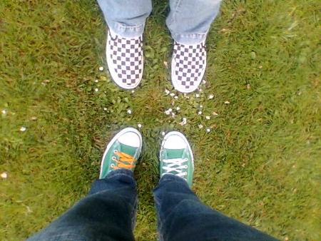 My converse I love <3 et les chaussurs de clémentine